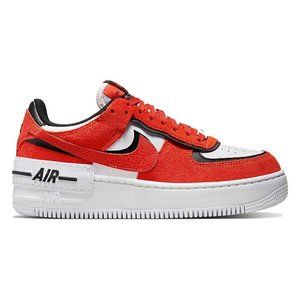 Nike Wmns Air Force 1 Shadow 'Cracked Leather Rush Orange' DQ8586-800 Sneakers